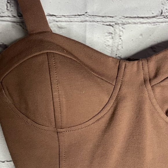 Shinestar Brown Women's Top - Picture 2 of 5